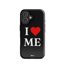 I Love Me in Black iPhone Case