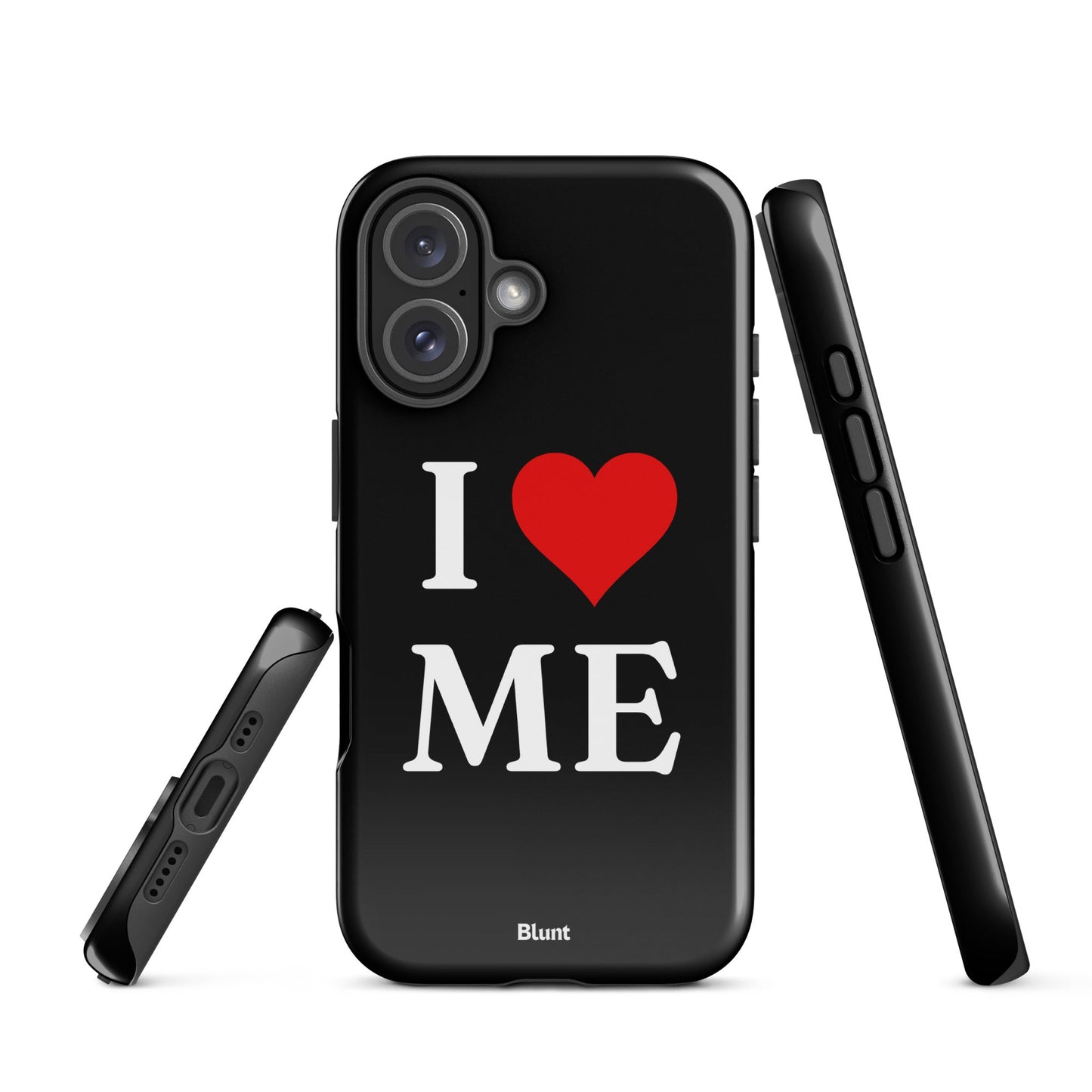 I Love Me in Black iPhone Case - Blunt Cases