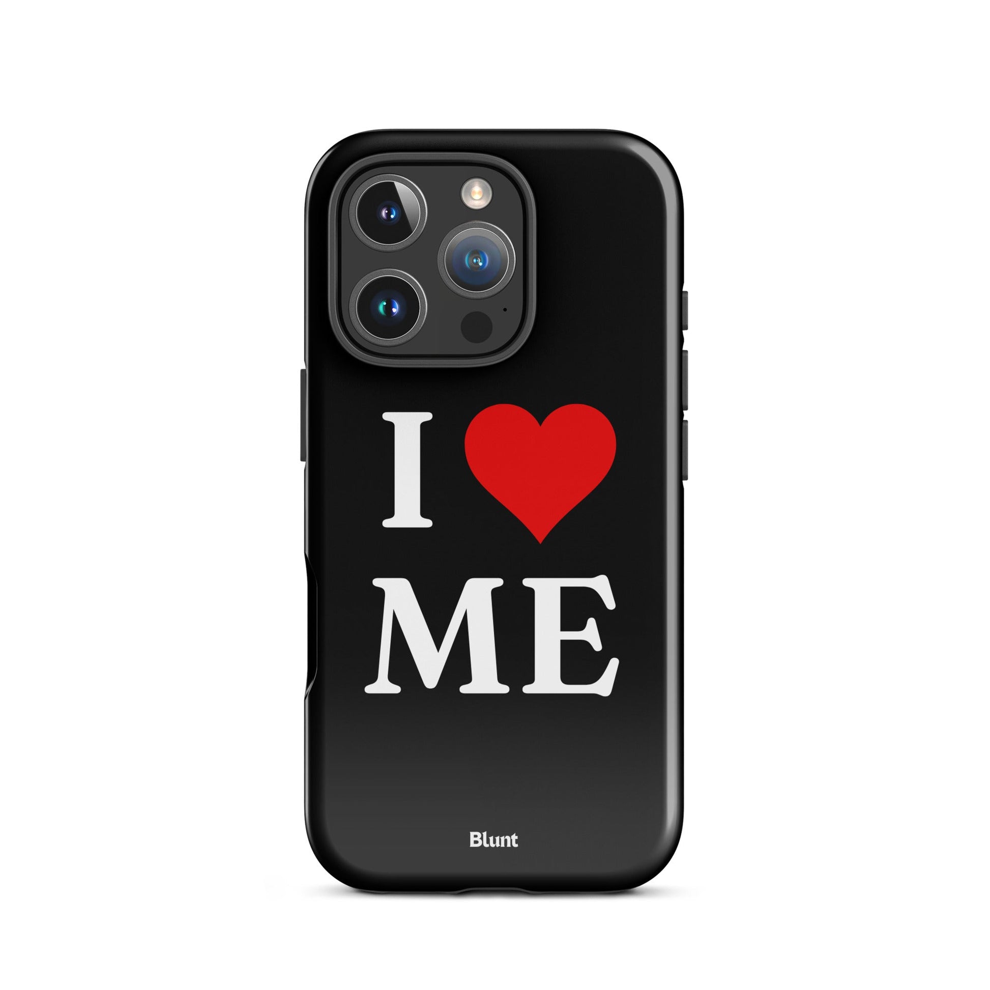 I Love Me in Black iPhone Case - Blunt Cases