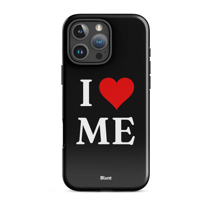 I Love Me in Black iPhone Case - Blunt Cases