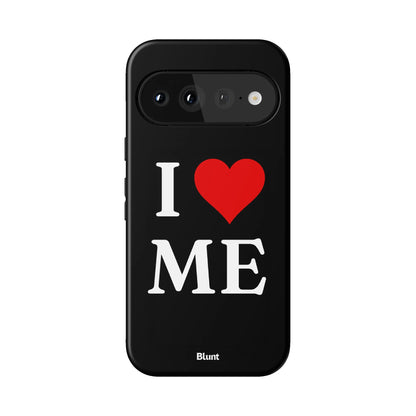 I Love Me in Black Pixel Case - Blunt Cases