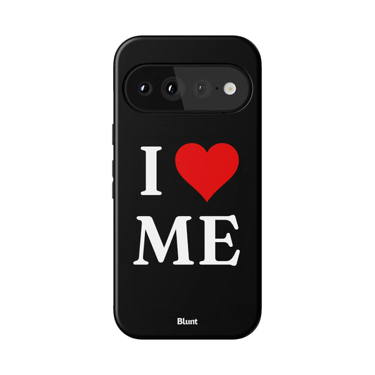 I Love Me in Black Pixel Case - Blunt Cases