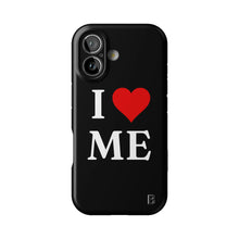 I Love Me in Black Statement iPhone Case