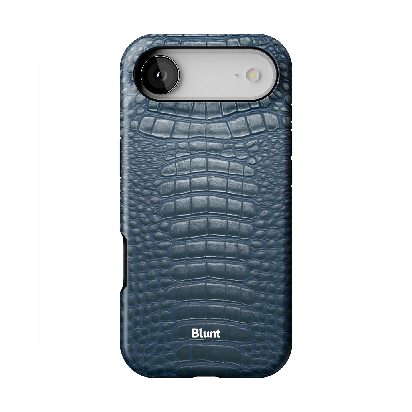 Navy Croc iPhone Case