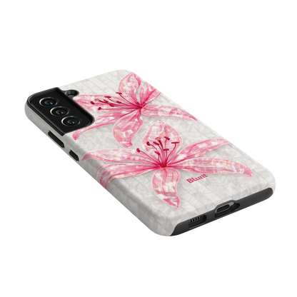 Pink-Floral-Luster-samsung-case-S22 Plus-2