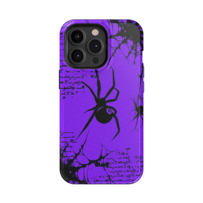 Violet Script iPhone Case