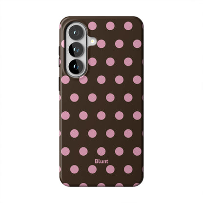 Chocolate Polka Samsung Case