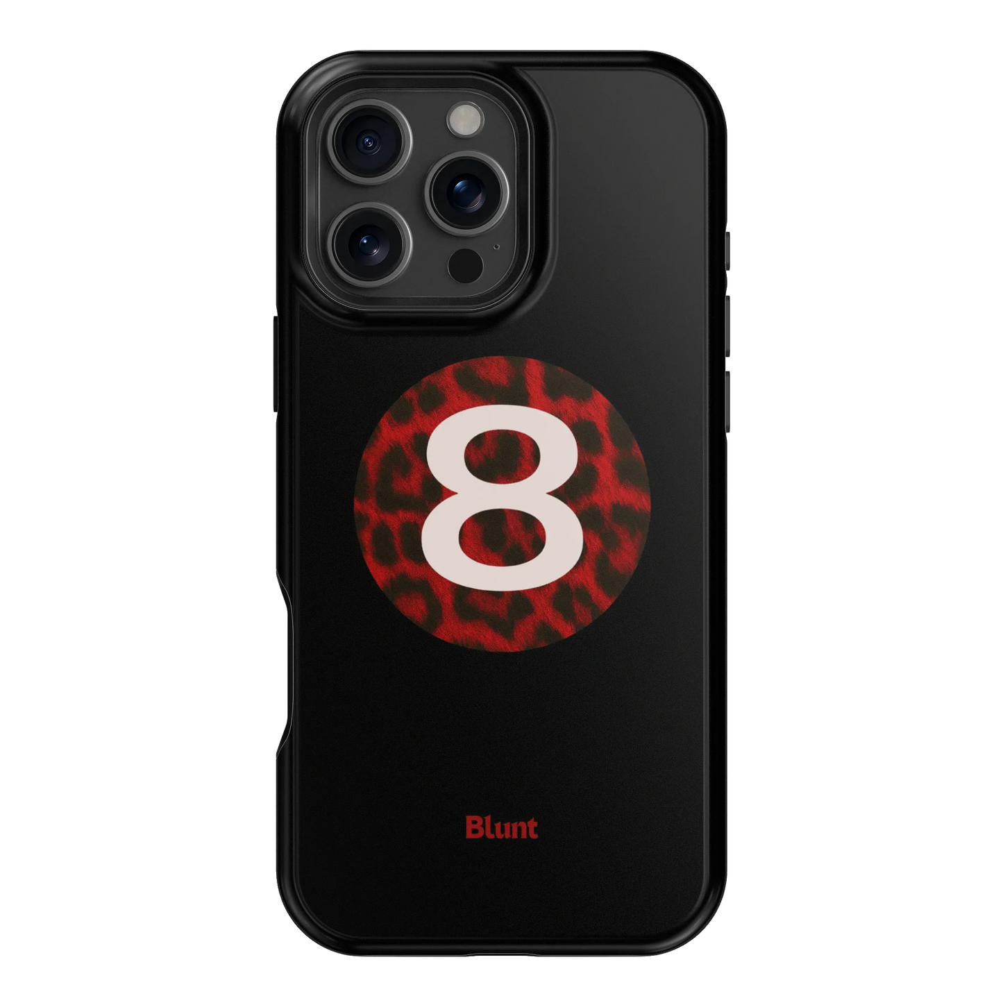 Red Cheetah Magic 8 iPhone Case
