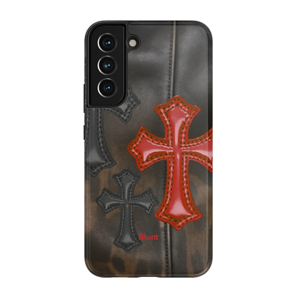 Leather Crosses Samsung Case