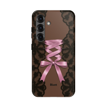 Brown Corset Samsung Case