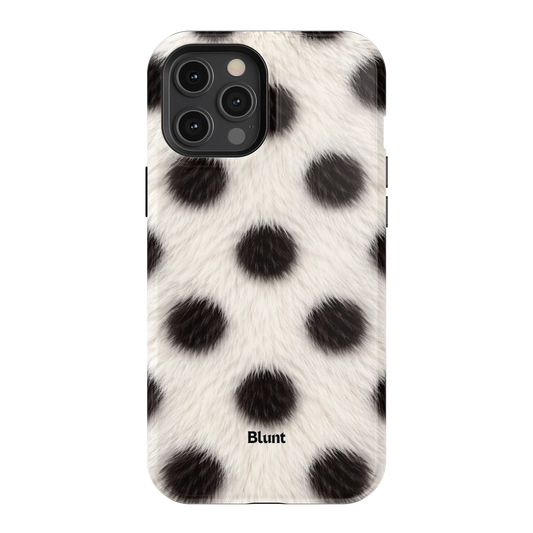 Polka Fuzz iPhone Case