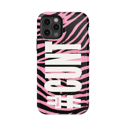 CXNT Pink Zebra iPhone Case