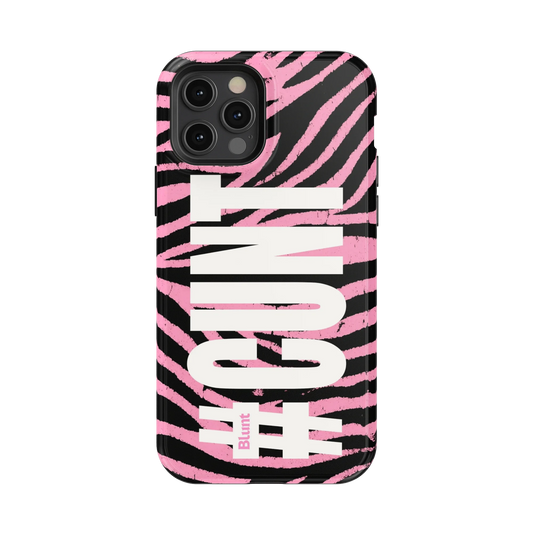 CXNT Pink Zebra iPhone Case