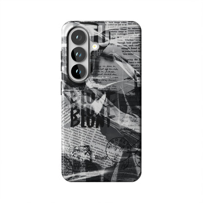 Black Love Letter Samsung Case