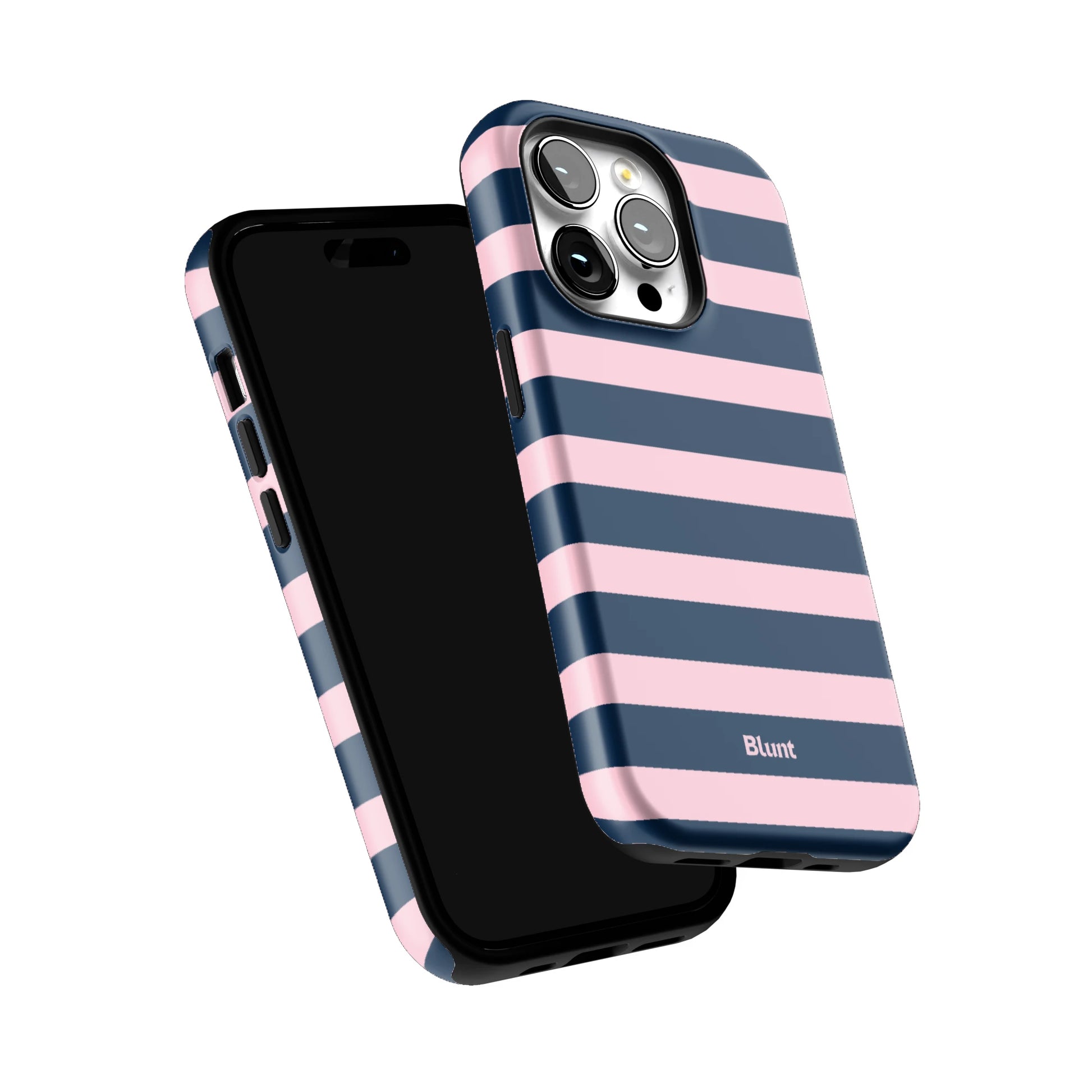 Blueberry-Blush-Stripe-iphone-case-iPhone 14 Pro-5