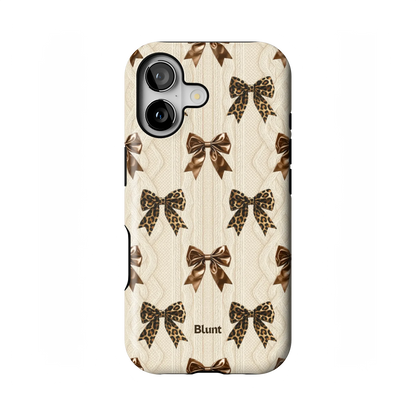 Cheetah Knit iPhone Case