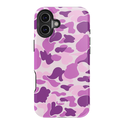 Purple Camo iPhone Case