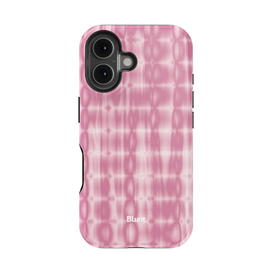 Pink Ripple iPhone Case