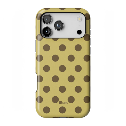 Sage Toffee Dot iPhone Case