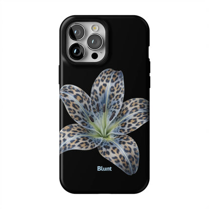 Blue-Leopard-Bloom-iphone-case-iPhone 13 Pro Max-1