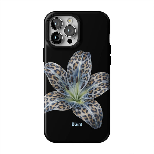 Blue-Leopard-Bloom-iphone-case-iPhone 13 Pro Max-1