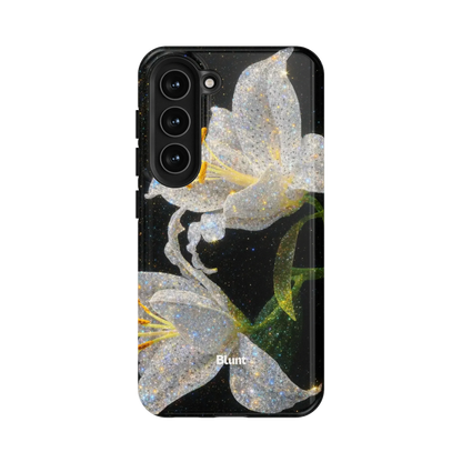 Eclipse Orchid in White Samsung Case