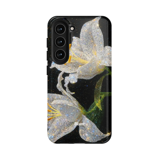 Eclipse Orchid in White Samsung Case