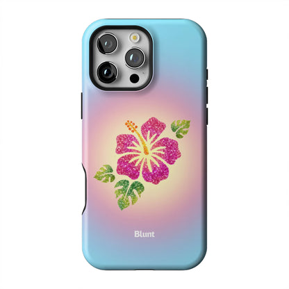 Hibiscus-Glow-iphone-case-iPhone 16 Pro Max-1