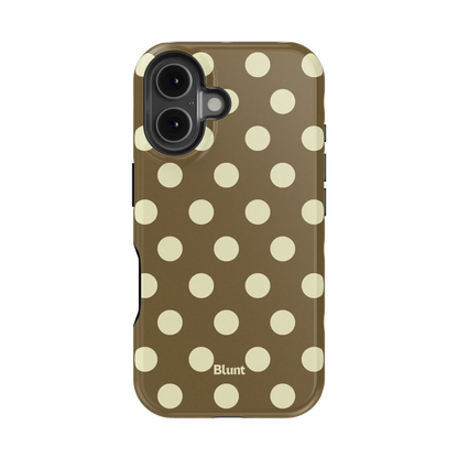 Toffee Cream Dot iPhone Case