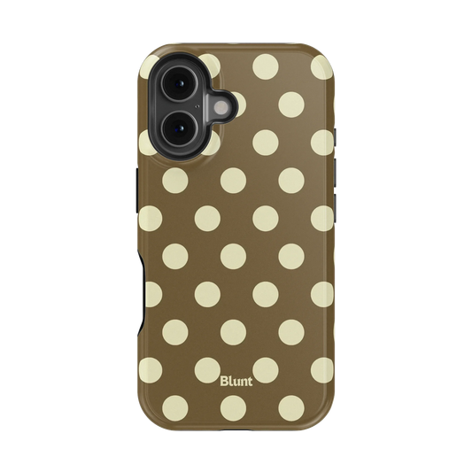 Toffee Cream Dot iPhone Case