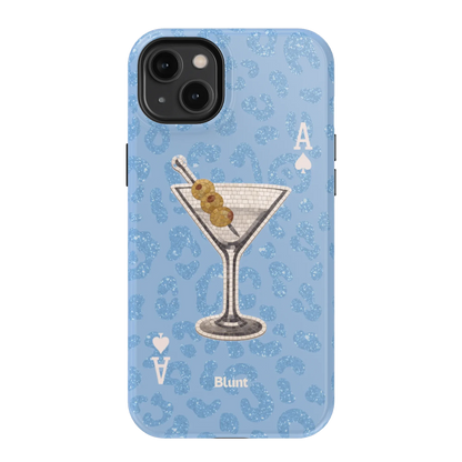 Blue Dirty Martini iPhone Case