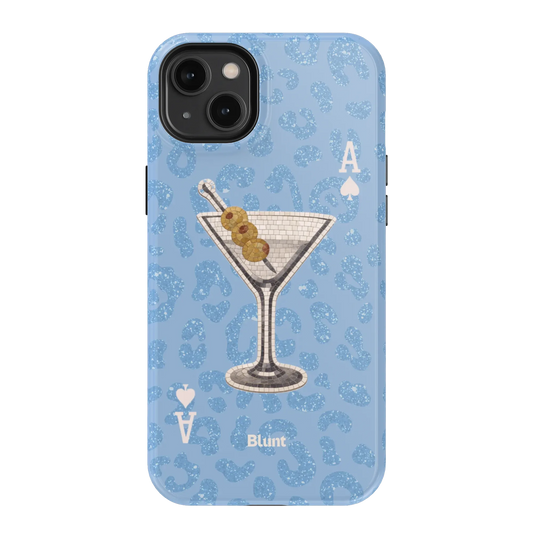 Blue Dirty Martini iPhone Case