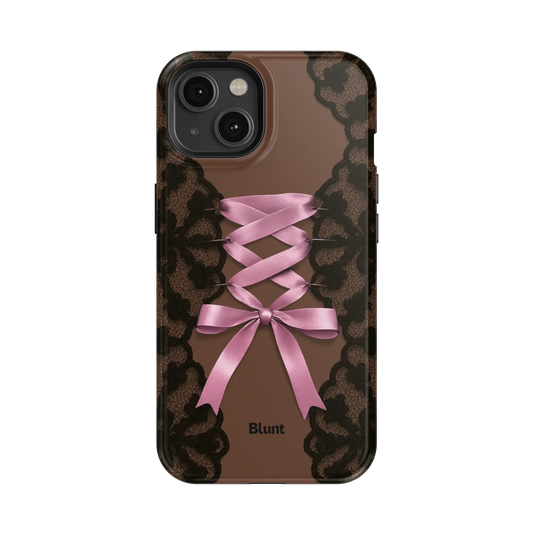 Brown Corset iPhone Case