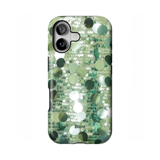 Sage Glitz iPhone Case