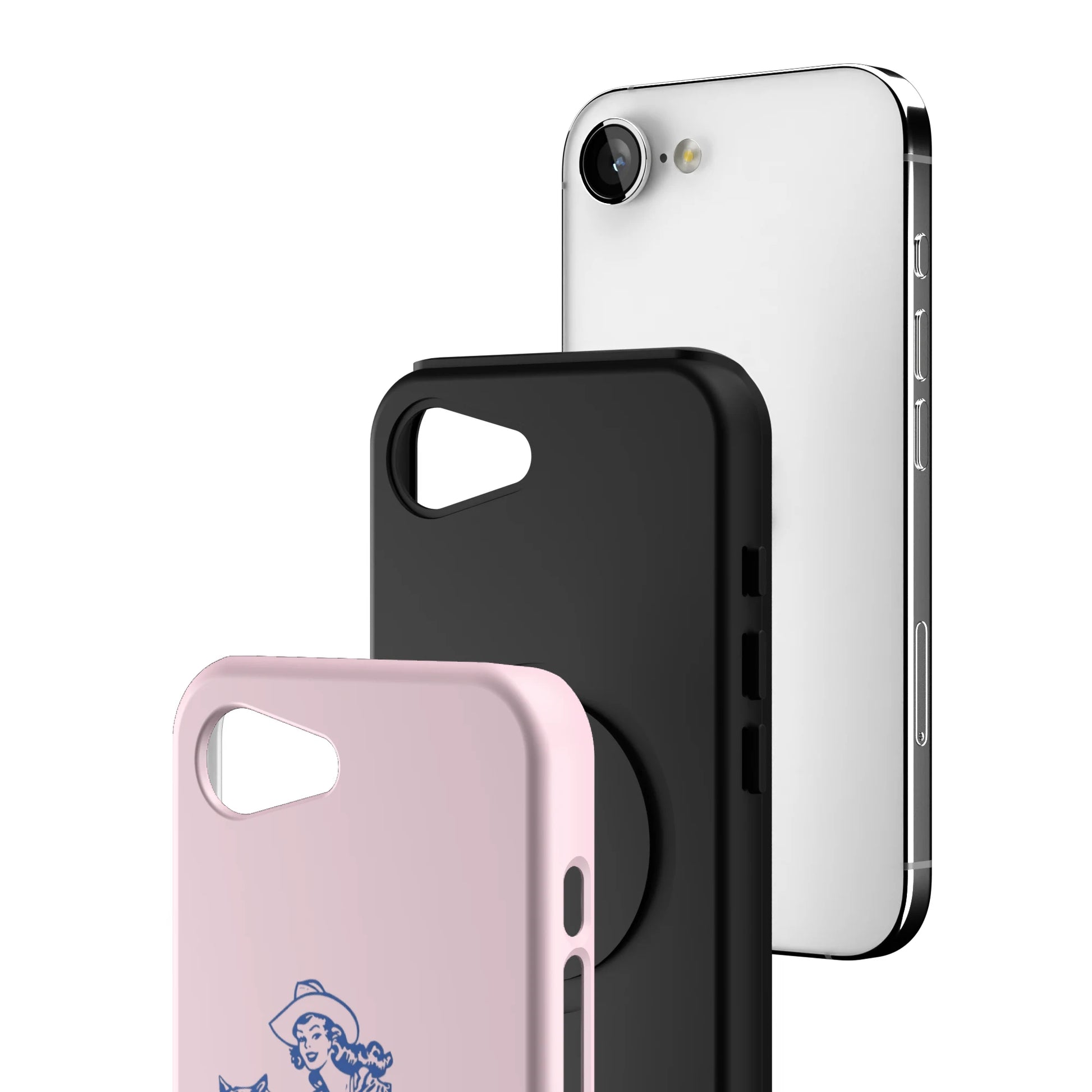 Pink-Lasso-Lady-iphone-case-iPhone 16 E-3