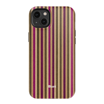 Pecan Stripe iPhone Case