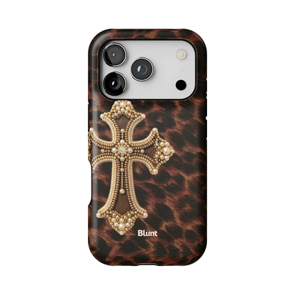 Bedazzled Cross iPhone Case