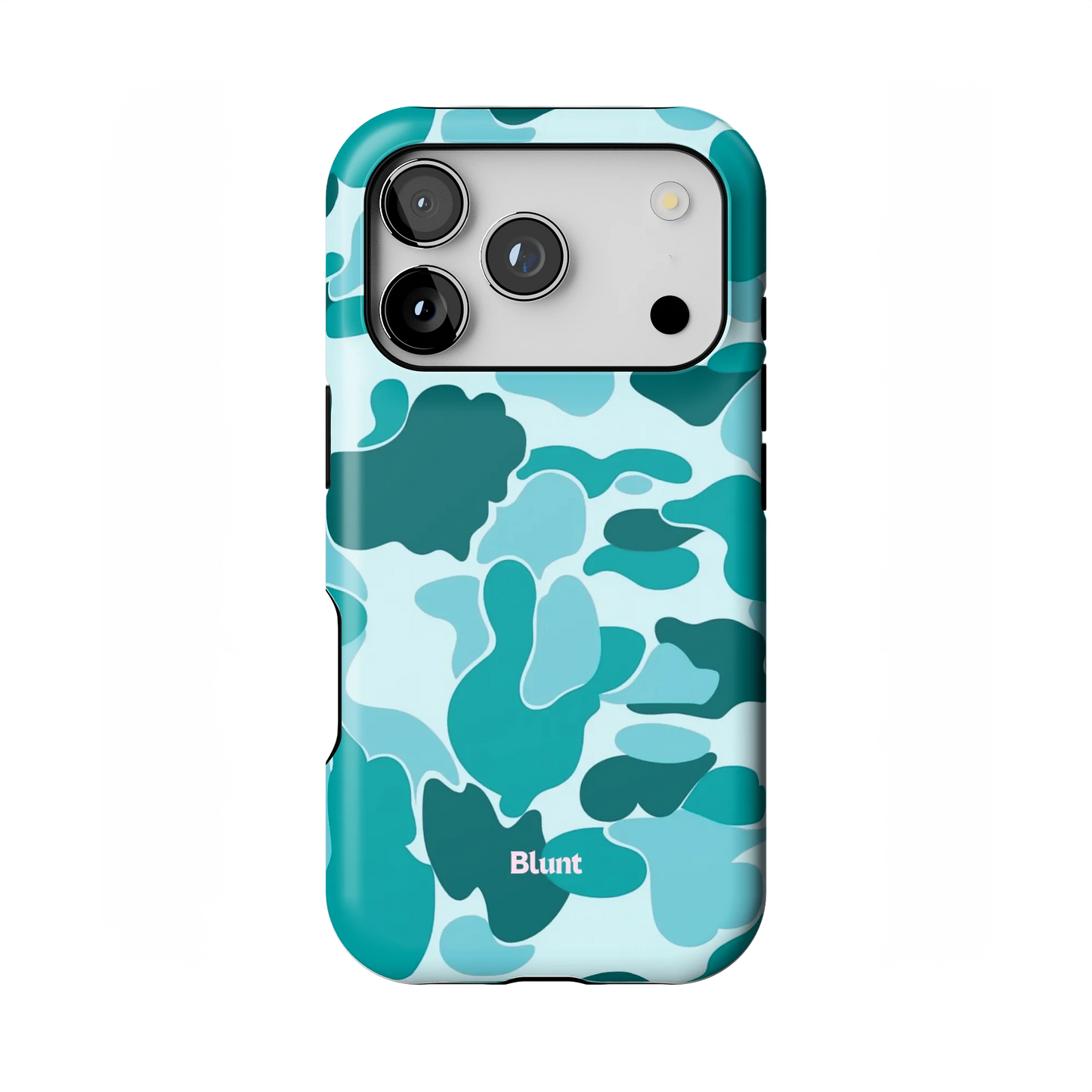 Aqua Camo iPhone Case