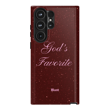 Gods Favorite Burgundy Samsung Case