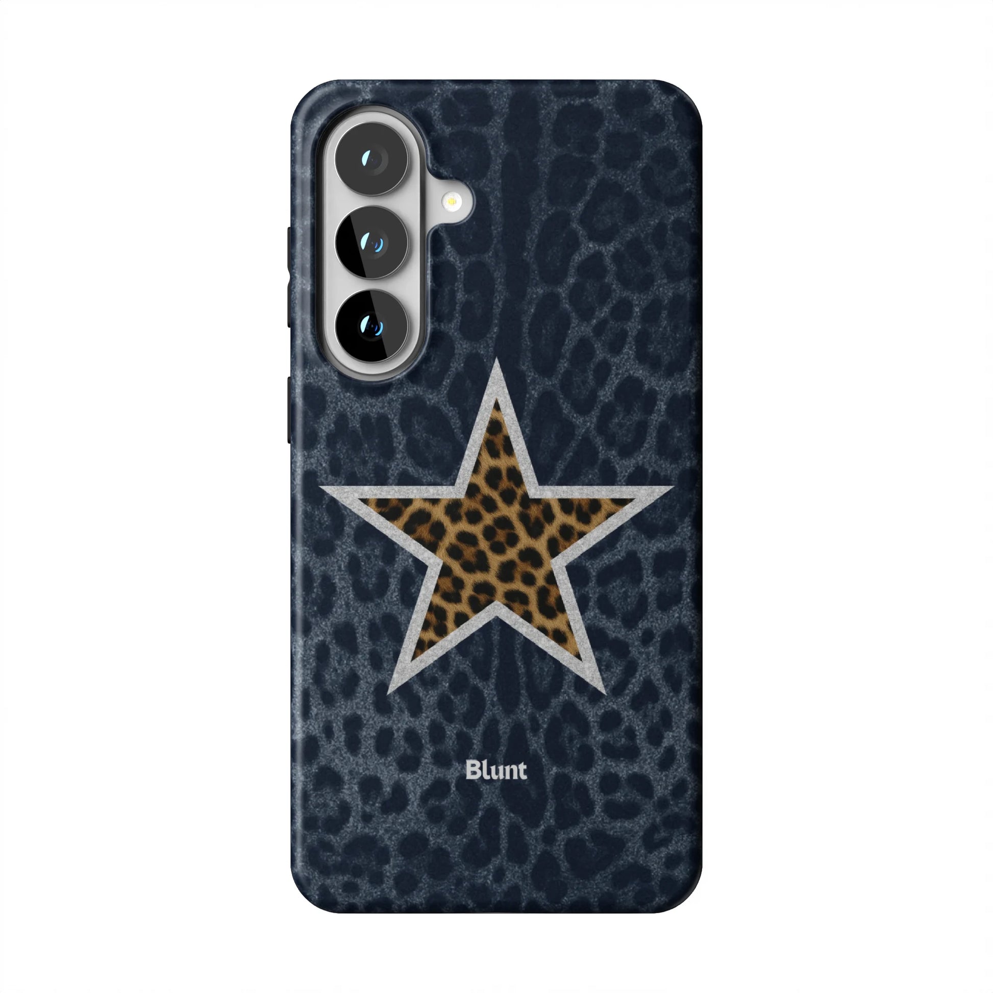 Denim-Cheetah-Star-samsung-case-Galaxy S26 Plus-1