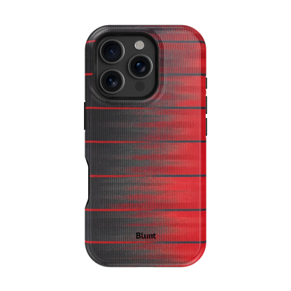 Crimson Stripe iPhone Case