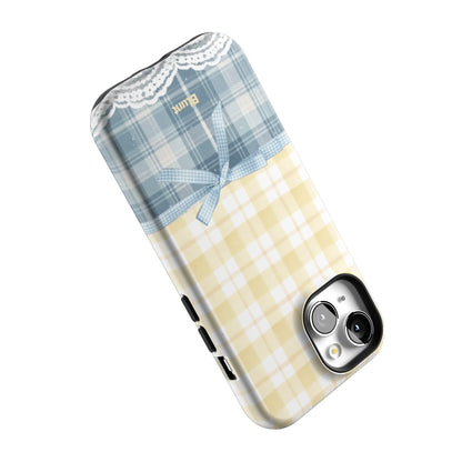 Blue-Lemonplaid-iphone-case-iPhone 15-4