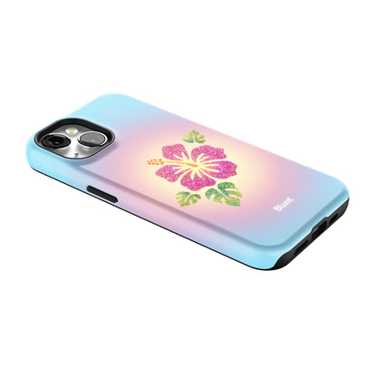 Hibiscus-Glow-iphone-case-iPhone 14-2