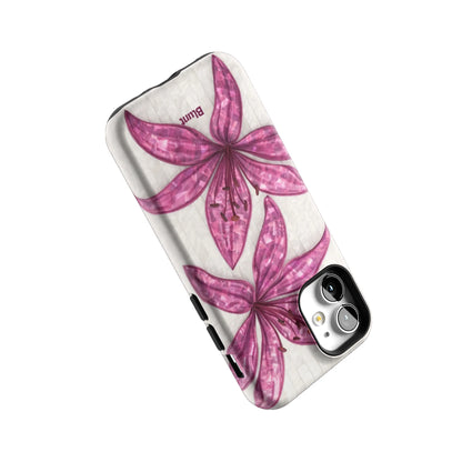 Purple-Floral-Luster-iphone-case-iPhone 12 Mini-4