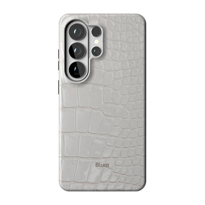 White Plush Samsung Case