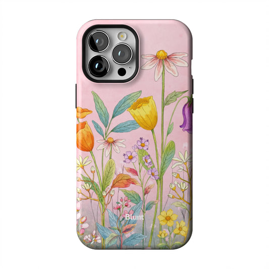 Pink-Meadow-iphone-case-iPhone 13 Pro Max-1