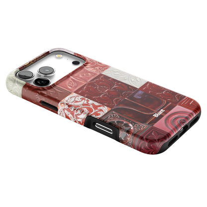 Checkered-Rouge-iphone-case-iPhone 17 Pro Max-2