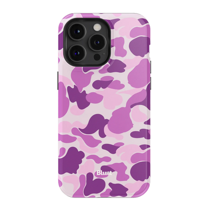 Purple Camo iPhone Case