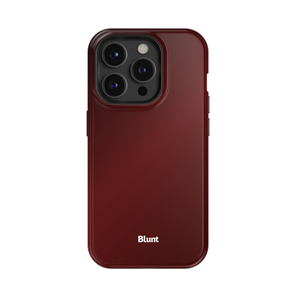 Oxblood iPhone Case