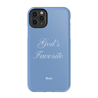 Gods Favorite Blue iPhone Case